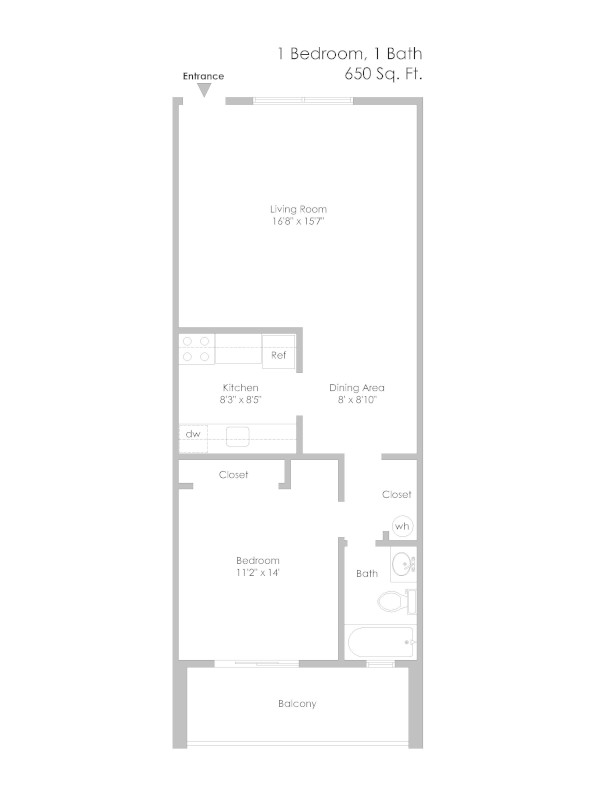 6350 Forward-1Bedroom, Even Number Apts on 2nd or 3rd Level - Copy
