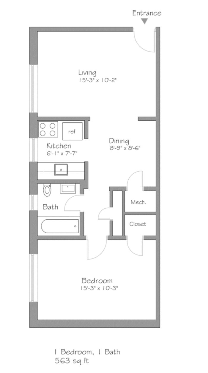 5712 Phillips Floor Plan For B2, B5, B8 , B11
