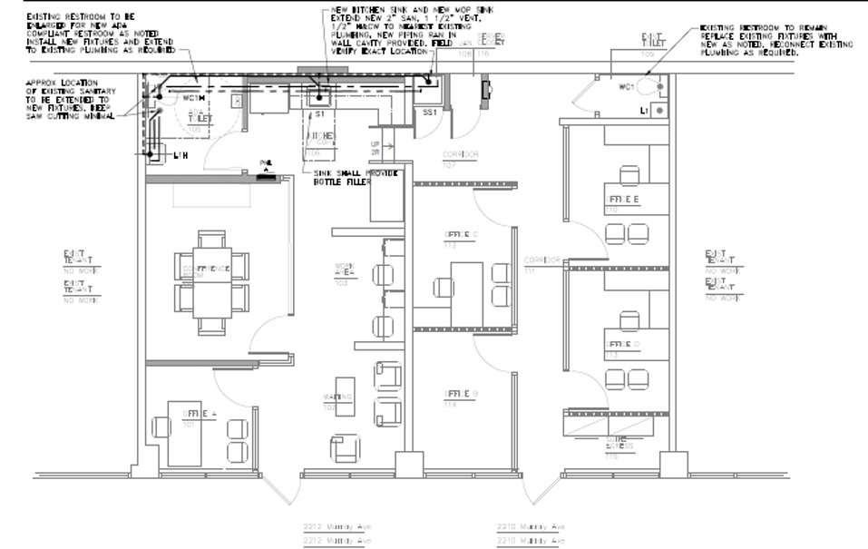 2210-2212 Murray Ave Floor Plan