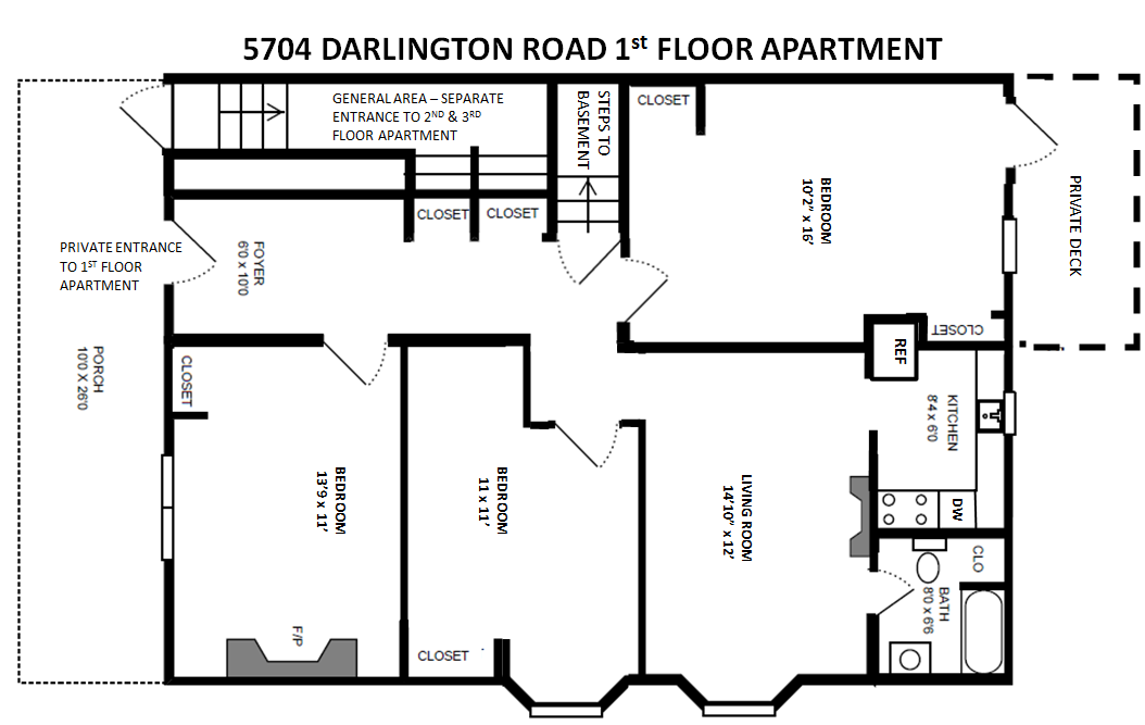 5704 Darlington 1st Floor 3-Bedroom Apt Rev 1